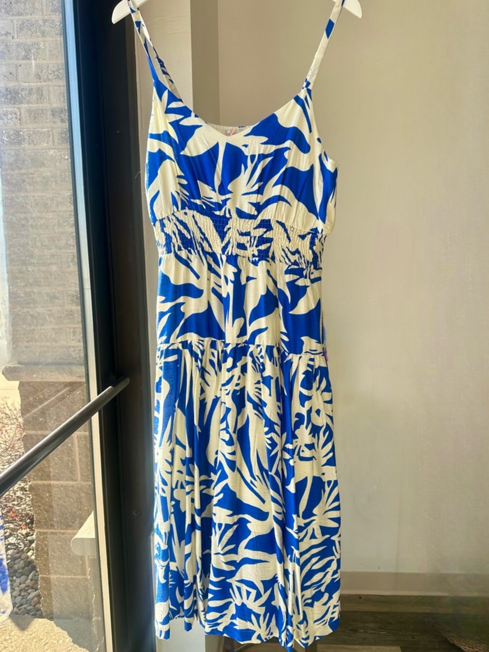New with tags. Blue and ivory dress Skies are Blue.